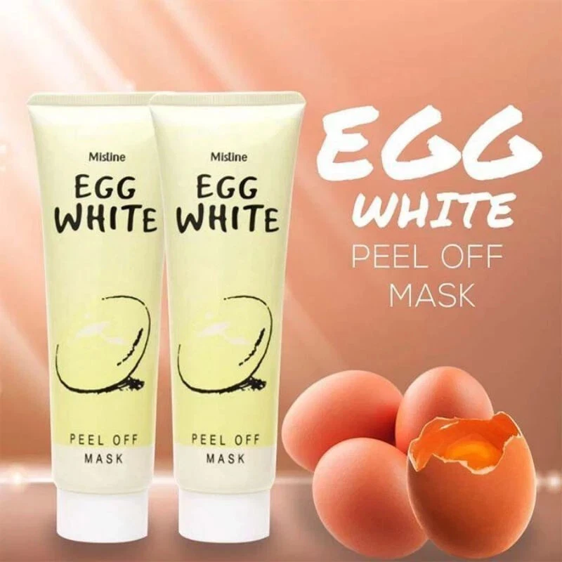 6 x Mistine Egg White 85g Whitening Poreless Anti-Blackhead Peel Off Facial Mask - Image 3 of 4