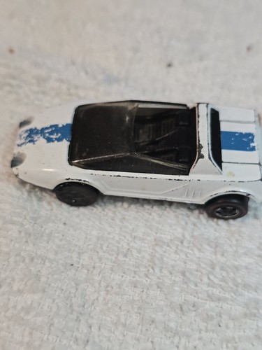 Vintage Hot Wheels Jack Rabbit Special 1969 Redline White USA w/Dark Interior - Picture 11 of 12