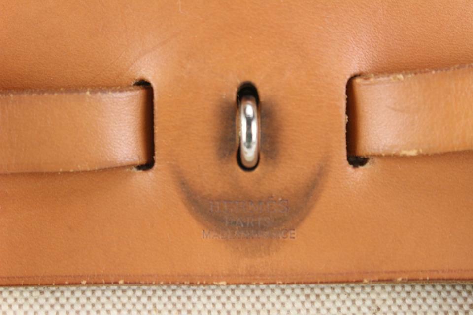 Hermès Beige x Brown Sac a Dos Herbag Backpack 2-in-1 60h429s Hermès Beige x Brown Sac a Dos Herbag Backpack 2-in-1  main image 2