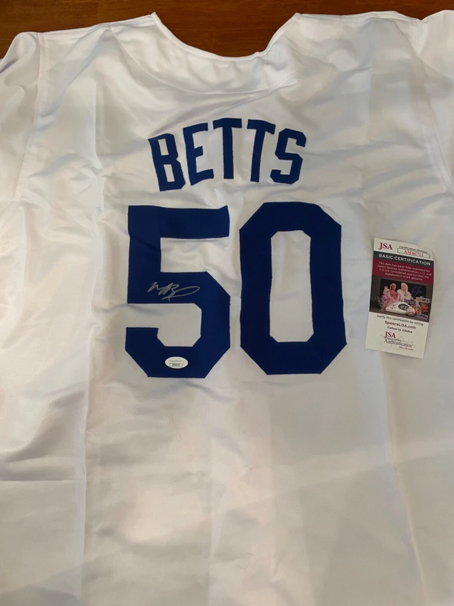 Mookie betts autographed jersey 2025