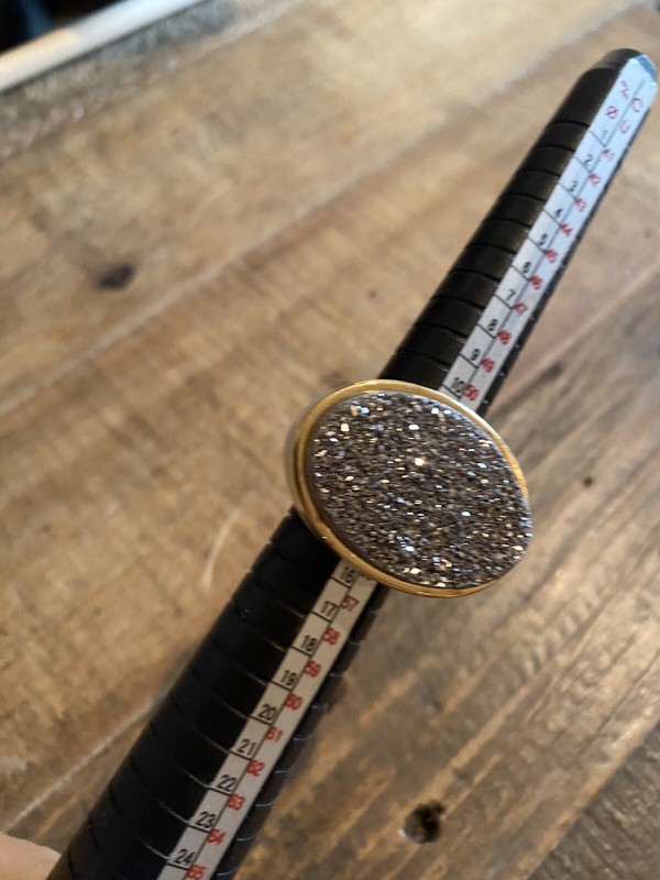 Rarities Carol Brodie Pyrite Ring