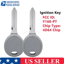 2x 64 Ignition Chipped Key for 1999 2000 2001 2002 2003 2004 Jeep Grand Cherokee