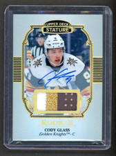 2019-20 Upper Deck Stature Patch Autographs Portrait  Cody Glass 27/33    *11057