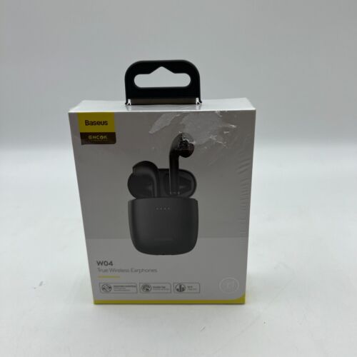Baseus W04 TWS Bluetooth Earphone 5.0 True Wireless Earbuds, Black (New) - Picture 2 of 5