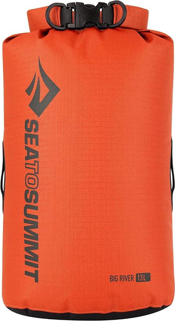 Sea to Summit 13-литровый сухой мешок Big River Dry Bag с откидной крышкой Trockenlager 420D rot