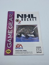 NHL Hockey Sega Game Gear Genesis Original Replacement Manual Only 