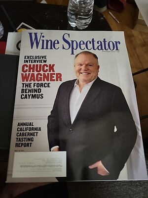 Wine Spectator Magazine November 15 2023 Chuck Wagner - Main Image
