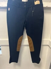 The Tailored Sportsman riding breeches trophy hunter style 1967 Black/Blue 30R