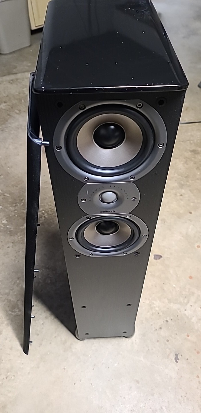 Polk Audio TSi 300 Black (Ea) Floorstanding Tower Loudspeaker eBay