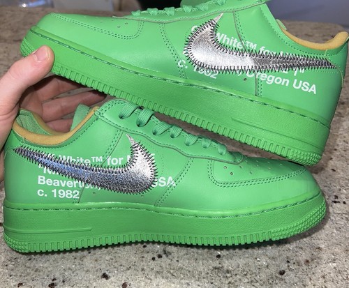 Nike Off-White Air Force 1 “Brooklyn” Size Mens 6.5 or Women’s 8 - Picture 6 of 9