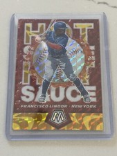 2021 Panini Mosaic - Hot Sauce #HS2 Francisco Lindor Orange Prizm 06/99