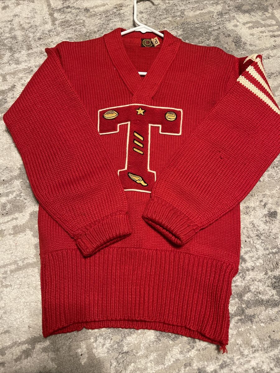 Vintage 40s/50s Lowe and Campbell Wool School Sweater Letter Vintage 40s/50s Lowe and Campbell Wool School Sweater Letter