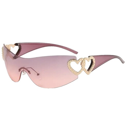VINTAGE Brighton Heart of Gold sunglasses I Heart VF 18KT Gold – Vintage Frames Company main image 4