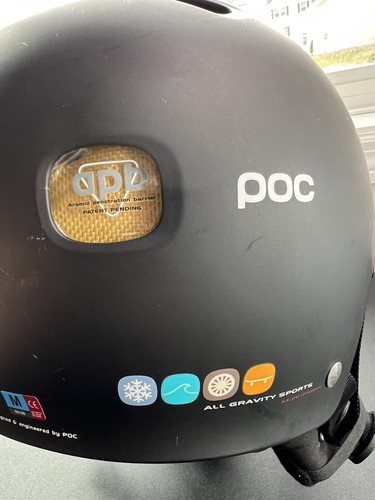 POC Receptor + Plus Freestyle Snow Helmet Hydrogen Black Adult Medium 55-56 cm - Picture 6 of 11