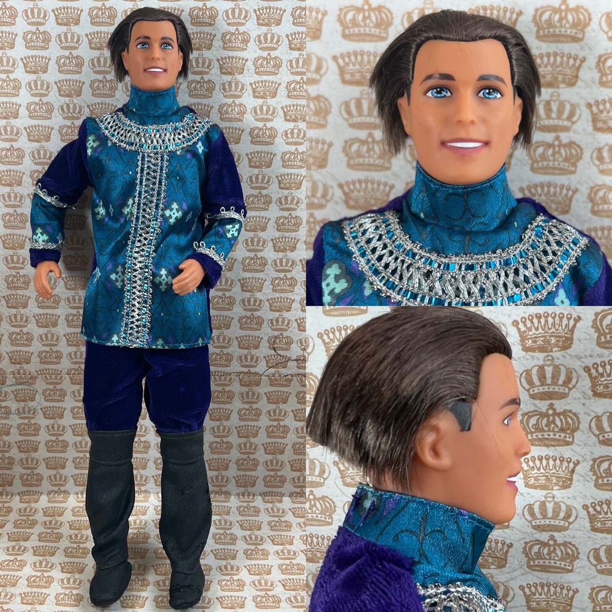 Vintage Mattel 1998 Prince Ken Sleeping Beauty Barbie Doll