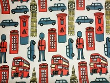 Iconic London Coronation  PVC WIPE CLEAN Oilcloth Tablecloth