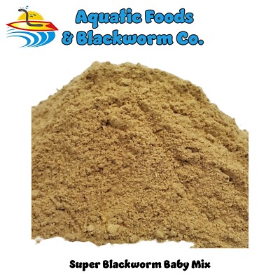 Super Blackworm Baby Mix, Ultra Fry & Baby Food With Pro Growth
