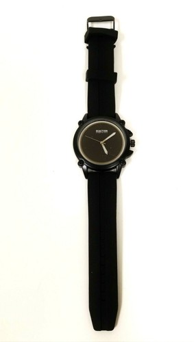 Nuevo Kenneth Cole Negro Tono, Silicona Banda, Blanco Detalle, Reloj RK50759006 - Imagen 3 de 5