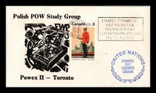 Dr Jim Stamps Canada Polish POW Study Group Powex II Toronto 1977 Postmark