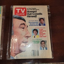 1985 Original TV GUIDE HOWARD COSELL Frank GIFFORD Don MEREDITH, NFL GREAT COND