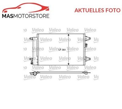 KONDENSATOR KLIMAANLAGE VALEO 818004 P FÜR FORD GALAXY 1.9L,2L,2.3L,2.8L