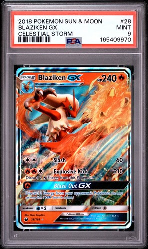 Blaziken-GX graded PSA 9 for sale on eBay