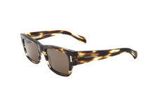 Ferragamo Men's 53 mm Striped Brown Sunglasses SF2011S-216-53