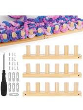 Chunky Blanket Loom Wooden Knitting Kit Adjustable DIY Weaving Tool Aeelike 39"