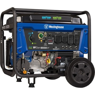 Westinghouse Open Box WGen9500DF Dual Fuel Portable Generator
