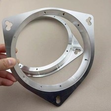 2-6.5" Solid Metal Car Speaker Mounting Spacer Rings Mounting Depth Resolution