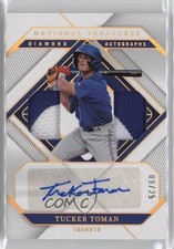 2023 National Treasures Diamond Duals Holo Gold 9/25 Tucker Toman Auto 0c6