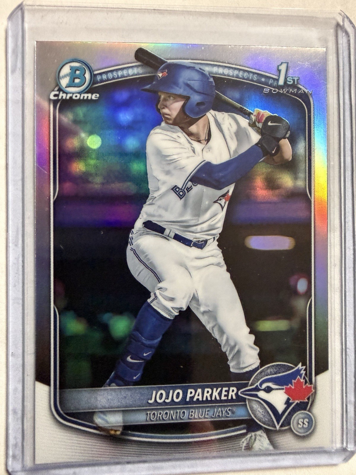 2025 Bowman Draft Jojo Parker 1st Prospect Chrome Refractor