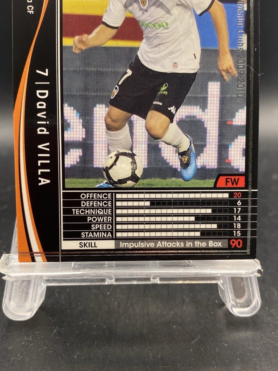 David Villa Panini WCCF 2009-2010 Valencia Special Japanese SEGA