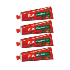 4 Tuben Felix Tomatenpur&eacute; 300g - Schwedisches Tomatenp&uuml;ree zum Kochen
