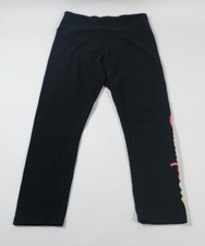 Champion Women's Black Leggings Size L Cotton Blend