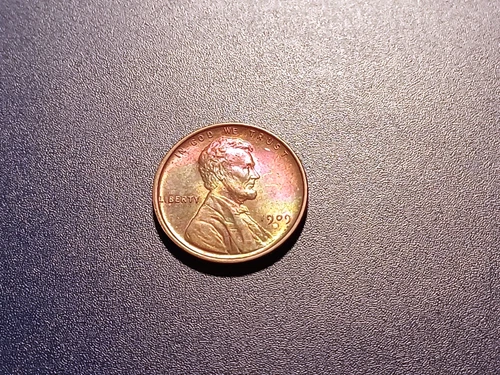 Gem BU RB 1909-P Lincoln Cent (fabulous album toning)