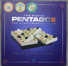 PENTAGO The Mind Twisting Game Solid Birch Edition 2 Player 42541