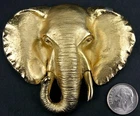 New ListingLarge Vintage Napier Gold Tone Elephant Brooch Pin Costume Jewelry
