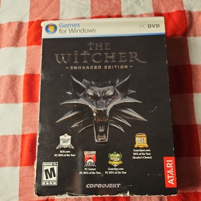 The Witcher Enhanced Edition for PC 3 Disc CIB with map - READ DESCRIPTION