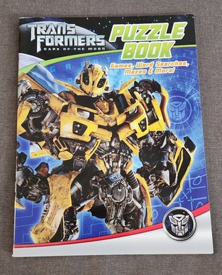 Transformers Dark Of The Moon Puzzle Book Games Coloring Book Word Searches C4