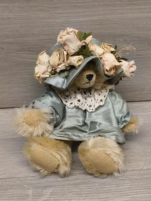 Vintage OOAK Künstler Teddybär von M.H - 24 cm Sammlerstück Handarbeit