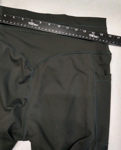 Popflex üppige Leggings Damen 2X grün Activewear Yogahose 32" Taille - Bild 6 von 8