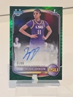 ZaKiyah Johnson 1st Bowman Bowman U Chrome Auto Green /99 Reptilian LSU