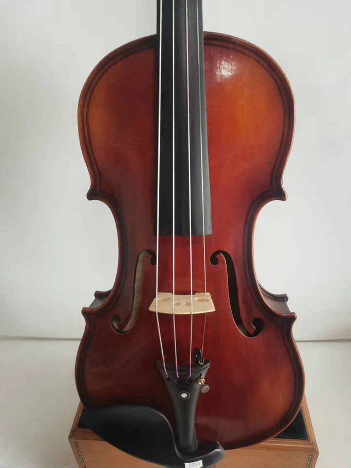 Master 4/4 violin Maggini model Flamed maple back spruce top hand made K3284 - Image 3 of 4