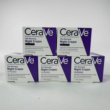 5 PACK Cerave Skin Renewing Night Cream - 1.7oz