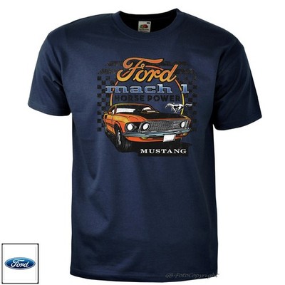 Ford Mustang T-Shirt licensed american Speed Shop Motorworks USA  70er *0061