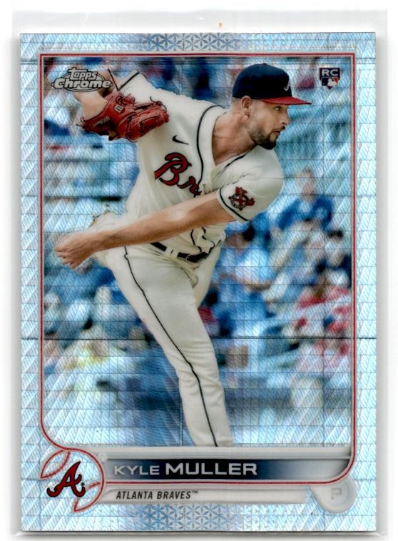 2022 Topps Chrome #70 Kyle Muller Prism Refractor Atlanta Braves