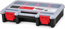 Compact Parts Organizer Box   Small Hardware Storage Case with 9 Compartments 