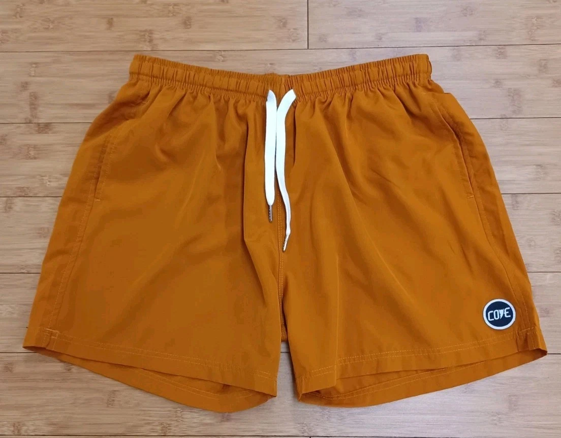 Cove USA Shorts Mens Size 36 5" Burnt Orange Athletic Gym Running Performance