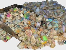 50Ct Natural Ethiopian Jumbo Welo Fire Opal Rough Specimen Gemstone 9-16 Pcs Lot